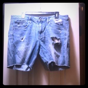 American Eagle Cutoff Ripped Jean Shorts
